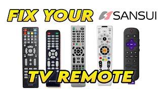 How To Fix Your Sansui TV Remote Control That is Not Working