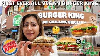 FIRST EVER VEGAN *Burger King* taste test UK 