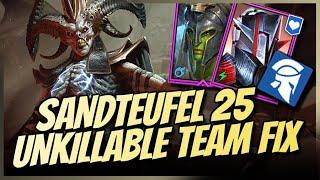 Raid: Shadow Legends | Sandteufel 25 Unkillable Team Fix - Merouka und Bluthelm Version