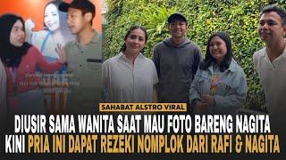 PRIA YANG DIDORONG Wanita Saat Mau Foto Bareng Nagita, Kini Dapat Rezeki Nomplok Dari Raffi Ahmad.