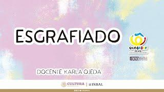 Técnica de esgrafiado / Docente: Karla Ojeda