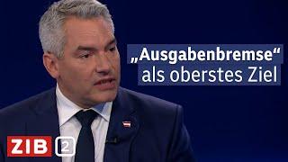 Koalitionsgespräche gestartet: ÖVP-Chef Karl Nehammer im Interview | ZIB2 vom 18.11.2024