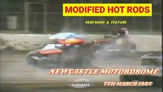 Speedway HOT RODS Newcastle Semi Main & Feature Race