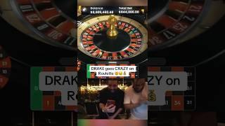 DRAKE goes CRAZY on Roulette  #gambling #stake #casino #trending #drake #shorts