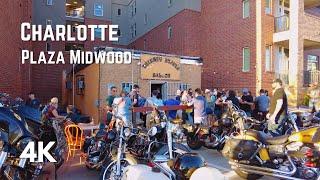 Charlotte - Plaza Midwood | Walking Tour | 4K