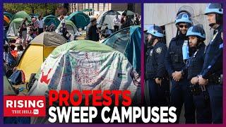 CHAOS On College Campuses; ISRAEL-GAZA Protesters ARRESTED At Columbia, Yale