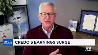 Credo CEO Bill Brennan talks earnings surge and growth