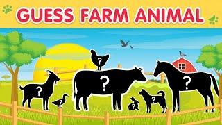 Guess the Farm Animal Quiz | 20 Farm Animals Names and Sounds