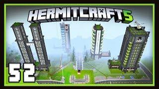 HermitCraft Season 5: Finishing Dueling Towers Cactus Farm (Minecraft 1.12)