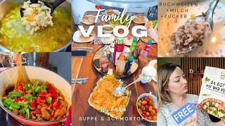 FamilyVlog • zu Besuch • Penny Haul • Suppe + selbstgemachte Nudeln & das zarteste Putenfleisch 