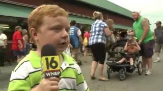 Apparently This Kid is Awesome, Steals the Show During Interview