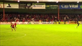 La Liga | Gol de Raúl García (1-1) en el CD Mirandés - Girona FC | 20-10-2012 | J10