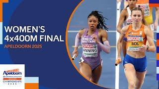 Women's 4x400m final replay | Apeldoorn 2025