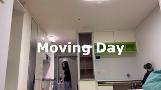 Living Alone in Korea moving day, studio apartment, organizing stuffs