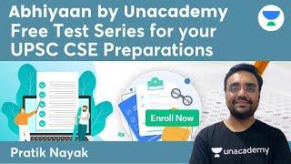 Abhiyaan by Unacademy | Free Test Series for your UPSC CSE preparations | Enroll now!