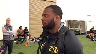 Royce Freeman at Oregon pro day