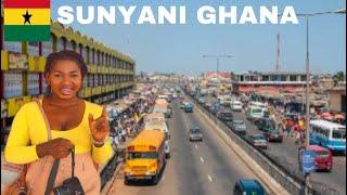 A NIGERIAN FIRST TIME IN SUNYANI GHANA+THE COST OF LIVING IN SUNYANI+ EDUCATION,ACOMDATION, FOOD