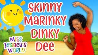 Best Love Song for Kids: Skinny Marinky Dinky Dee | Miss Jessica's World | Sing & dance