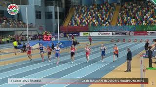 Men's 60m, FINAL, Balkan Indoor Championships 2020, Istanbul Turkey