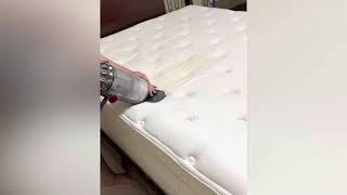 Dyson vacuum cleans a mattress!