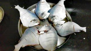 पापलेट फ्राय/ फिश करी #Pomfret fry/fish curry #fish #funandgyan