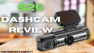 Affordable $20 1080P Dual Camera Dash Cam with IR Night Vision Review