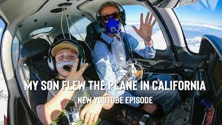 Amazing!! Kid Flies The Plane In Los Banos California - Shay Farm Kid - Vlog 2