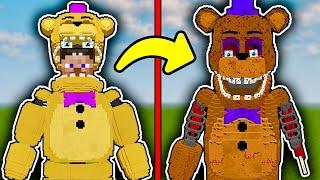 Я ЗАЛЕЗ В АНИМАТРОНИКА ФНАФ МАЙНКРАФТ FNAF MINECRAFT