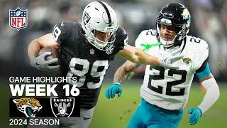 Jacksonville Jaguars vs. Las Vegas Raiders | 2024 Week 16 Game Highlights