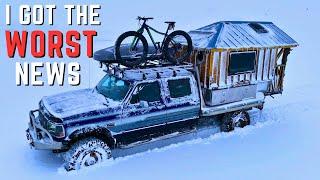 I Have HORRIBLE News about the Truck House (+ Building the World's First Pop-Top Tiny Home on Skis)