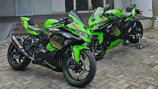 Iseng Ngetes Kawasaki ZX4RR 2023 Pakai Knalpot Ninja ZX25R