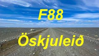 Iceland F Roads in 4K - F88 Öskjuleið (To the first river crossing)
