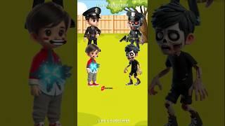 Lah zombie nya ikut ikutan berubah #kartunanimasi #kartunlucu #funnyanimation #cartoon #shortvideo