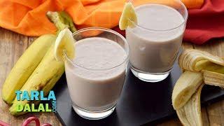 Banana Milkshake Recipe by Tarla Dalal