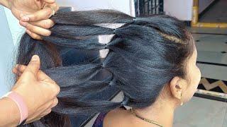 Amazing ponytail hairstyle for longhair| Very easy ponytail Hairstyle for weddings| #hairstyles#hair