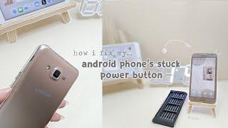 ️ i fix my android phone's stuck power button - my old samsung galaxy phone