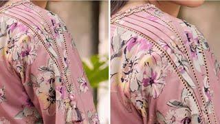 Unique sleeves & shoulder Design with neck Design 1st time on YouTube