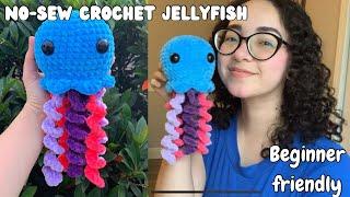 No-Sew Jellyfish | Beginner Amigurumi Crochet Pattern 