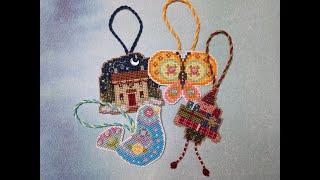 Flosstube Extra: Mill Hill Cross Stitch Ornament Finishing Tutorial