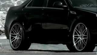 Black Cadillac CTS with Savini BM4 Wheels