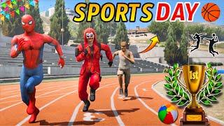 Sports Day In School | Gta 5 In Telugu