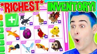 *RICHEST* Adopt Me INVENTORY TOUR!! *EVERY* MEGA NEON Legendary Pet And RAREST Roblox Adopt Me Items