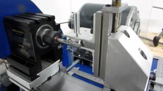 Cutting a worm gear with tap and Taig lathe