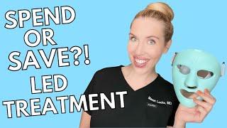 Should You SPEND or SAVE on LED Light Treatment?! | The Budget Dermatologist Explains