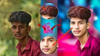 PicsArt Oil Pant Face Smooth Photo Editing || PicsArt Editing Background Colour Change Photo Editing