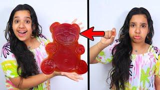 كيف تصنع أكبر قامي بير ! أفضل مجموعة الفيديوهات لاطفال شفا !How to Make Colorful Gummy bear