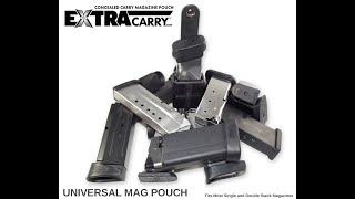 Mag Pouch Review  -  Best Universal 9mm Pocket Mag Pouch Magazine Holder for concealed carry