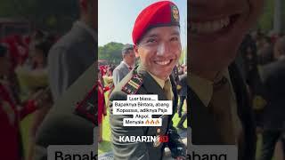 Bapaknya Bintara, Abang Kopassus, adiknya Perwira Akpol #shortsvideo #akpol #kopassus #polripresisi