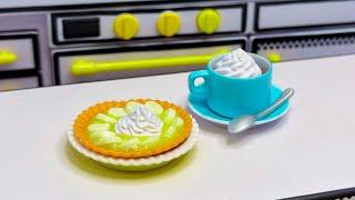 ASMR Miniverse Dinner Series 2 | Making Banana Pie   | No Talking Video #miniverse #bananapie