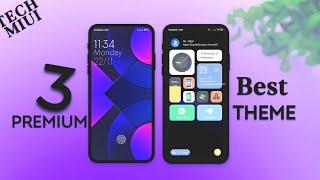 Top 3 Premium Miui 12 Themes | MIUI 13 Theme Customisation ||Techmiui